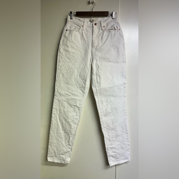 Universal Thread 90s Vintage Straight Leg Jeans White Size 4 - Picture 2 of 11